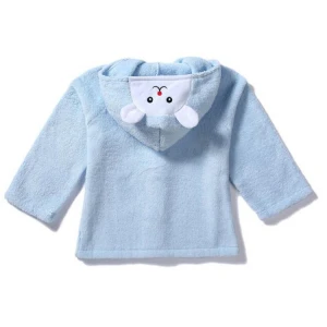 Wholesale Lovely Unicorn Animal Childrens Robe Flannel Baby Cartoon Pajamas Set Kids Printed Sleepwear Terry  Bathrobe