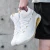 Wholesale Men Fashion Wedge High Top Gold Chain Popular High Blank Used Sneakers Running Premium