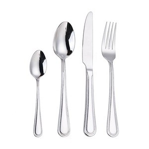 Wholesale modern design fine 4 pcs stainless steel flatware/ cutlery set