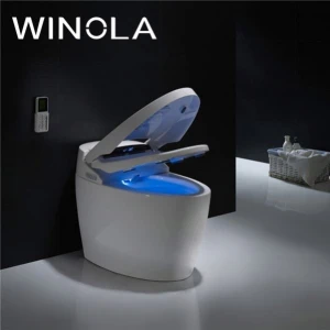 Wholesale multi-function white ceramic luxury bathroom accessories smart wc toilet intelligent