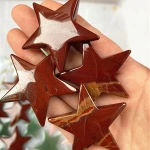 Wholesale Natural  many kinds of material quartz stone hand-carved crystal stars for sale