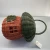 Import wholesale natural rattan Mushroom shaped holiday decoration basket red & green colors convenient for christmas Thanksgiving from China
