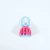 wholesale plastic hand bell rattle toy rang bells baby toy rattles musical hand bell