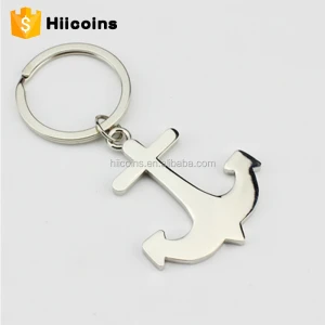Wholesale price silver plating star shaped promotional key chain
