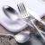 Import Wholesale restaurant stainless steel 18/0 18/10 cutlery flatware silverware set from China