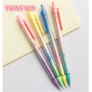 wholesale small moq rainbow color cute student cheap mechanical pencil 090