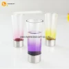 Wholesale souvenir custom gun metal shot long stem shot glass