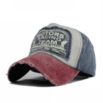 Wholesale Spring Cotton Baseball Cap Snapback Summer Cap Hip Hop Fitted Cap Hats For Men Women Grinding Multicolor