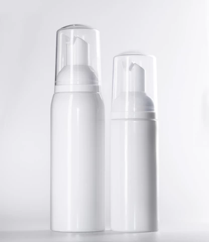 Wholesale Various Volume Free Sample PET Plastic Cosmetic Facial Cleanser Foam Pump Bottle