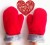 Import Wholesale Western Style Couples Christmas Hand In Hand Double-deck Gift Polar Fleece Lovers Gloves from China