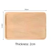 Wholesale wooden rectangular bamboo household pallets wood table decoration serving tray