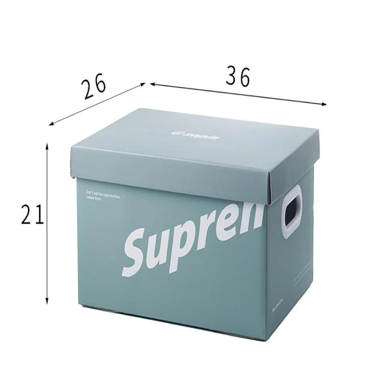 Wholesales the environmental protection waterproof has the cover clothing sock book paper storage box