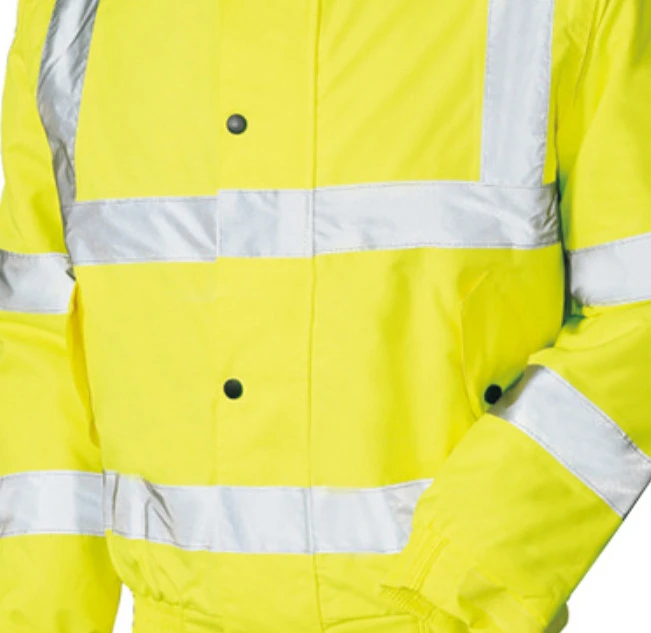 Winter Safety wear garment reflective running workwear fluorescent jacket
