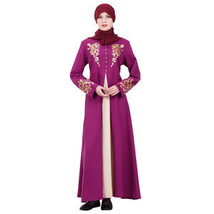 Women Clothing Islamic Moslem Ethnic Arabian Robe Long Dress Skirt Abaya