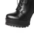 Women PU Leather Winter Waterproof Stiletto Casual Heel Ankle Short Boots 2018