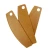 Import wood fiber pizza cutter knife Sharp Pizza Slicer Tool Pizza Knife wooden fiber Cutter Rocker from China