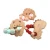 Import Wooden Animal Lion Shape Baby Teething Teether With Silicone And Crochet Beads Ring Toys from China