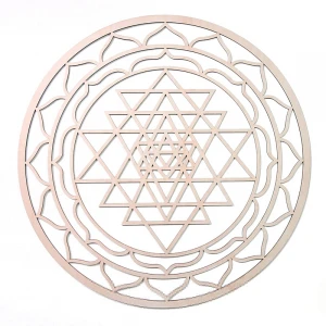 Wooden wall art  "Flower of Life" home wall decorations