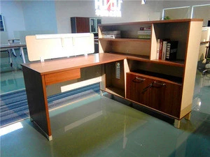 Workstation Computer Desk Modular Workstations With Wooden Office Partition