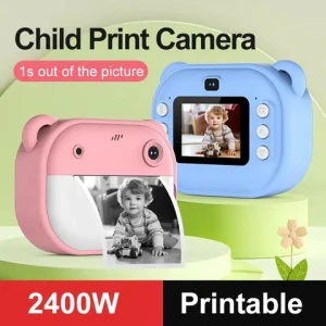 Y600 pink blue 40MP Kids Video Camera Child Selfie Toy Camera Kids Camcorder mini picture camera printable wireless