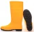 Import Yellow color Knee length PVC material Rain Wellington Gum Boots Rubber Rain Boots For man from China