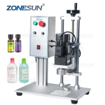 ZONESUN ZS-XG450 Semi Automatic Alcohol Hand Sanitizer Gel Dispenser Disinfectant Sprays Liquid Soap Bottle Capping Machine