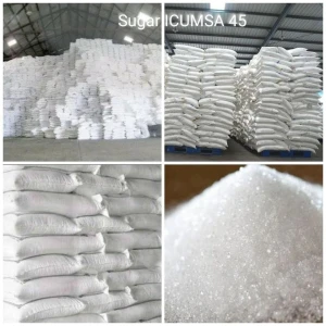 Buy White Refined Sugar Icumsa 45 Raw brown cane sugar Brazil 50kg packaging