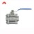 Import SS304 3pc female thread ball valve from China