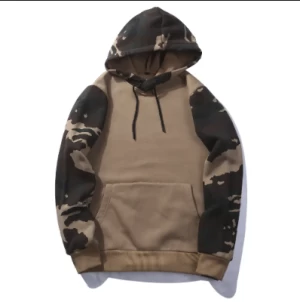 custom logo camouflage printing pullover hoodies