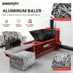Automatic Triple Compression Scrap Aluminium Baler/Aluminium Can Crushers of 20 tons per hour