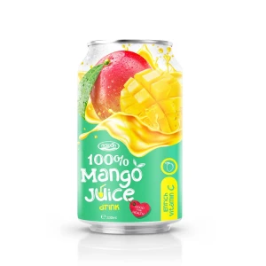 100% Mango Juice Drink 330ml Can by Nawon Beverage Wholesale Supplier