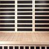 01-B8 Canadian hemlock wood dry sauna spa wholesale far infrared sauna room for 2person