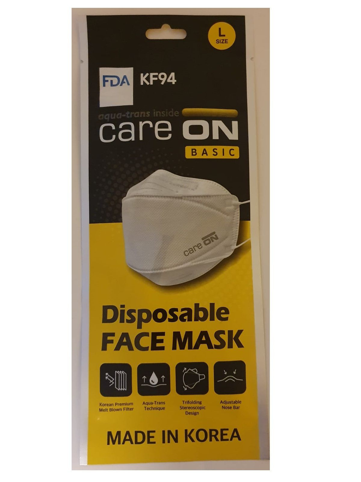 Buy Disposable Face Mask Kf94 Protective Mask [made In Korea] Bulk