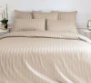 Elegant Stripe Double Bedsheet T132 Premium Quality Fabric