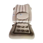 Inflatable Flocking Office Chair Cushion Brown