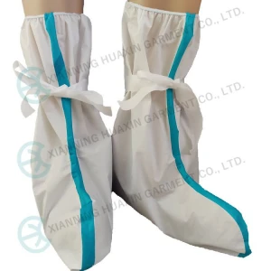 TYPE PB 4B Disposable Safety Bootcover Microporous Taped Seam Overboots Shoe Cover