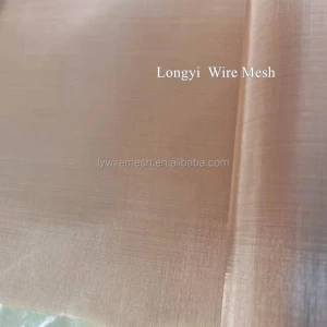 Factory supply copper woven wire mesh 100 200 300 400 mesh
