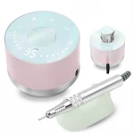 2021 new professional nail salon E gear 35000rpm powerful touch screen brushless electric nail drill nail tool