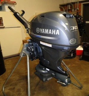 Slightly Used Yamaha 30 HP 4-Stroke Outboard Motor Engine