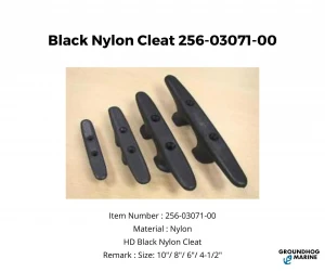 Black Nylon Cleat 256-03071-00