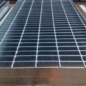 Hebei High quality 32*5 Hot Dipped Galvanized trench grating serrated/flat/I-type for sale