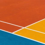 EPDM rubber tennis court