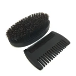 Wholesale Beard combs For men beard brush and comb set custom logo beard comb set wood wooden comb beard
