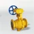 Import WCB Worm Gear Gas Fixed Ball Valve from China