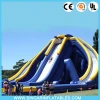 0.55mm PVC long crazy inflatable water slides for sale, Adult outdoor water park
