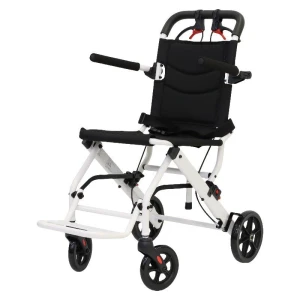 Portable Aluminium Manual Wheelchair Lightweight and Well-designed