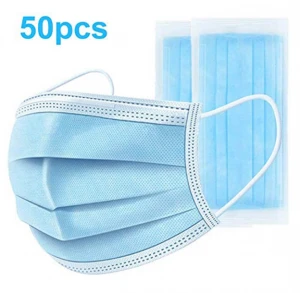 CE Premium 50pcs per box Packaging 3ply Disposable Earloop Medical Surgical Face Mask with 3 ply Non Woven