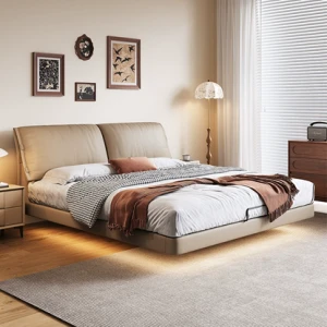 Leather Bed