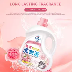 OEM/ODM wholesale laundry detergent liquid mite stain removal washing liquid fabric care customized private label for l