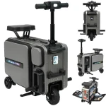 Pro Rideable Electric Suitcase, TSA Approved - Dual Suspension Carry-On